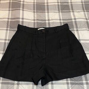 Banana Republic High Waist Black Shorts